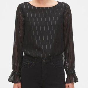 NWT Banana Republic Petite Shine Boat-Neck Top XS